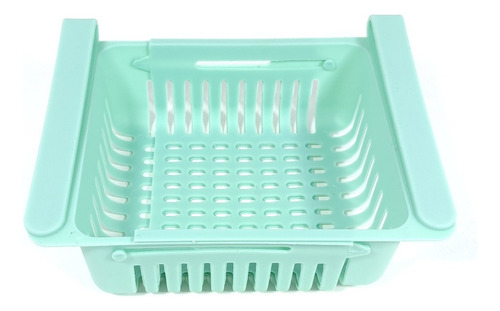 Canasto Organizador Colgante Extensible Heladera Sheshu Color Verde