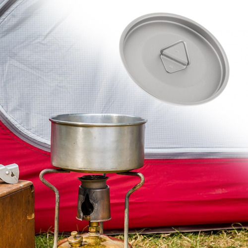 Tapa De La Taza De Agua De Titanio Tapa De Camping 76 Mm