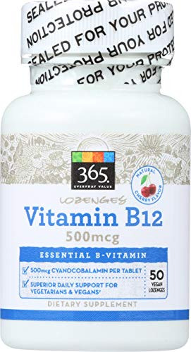 365 Valor Diario, Vitamina B12 500mcg Lozenges, Hqhhk