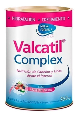 Valcatil Complex Nutricion Cabello Y Uñas Lata X 260 Gr