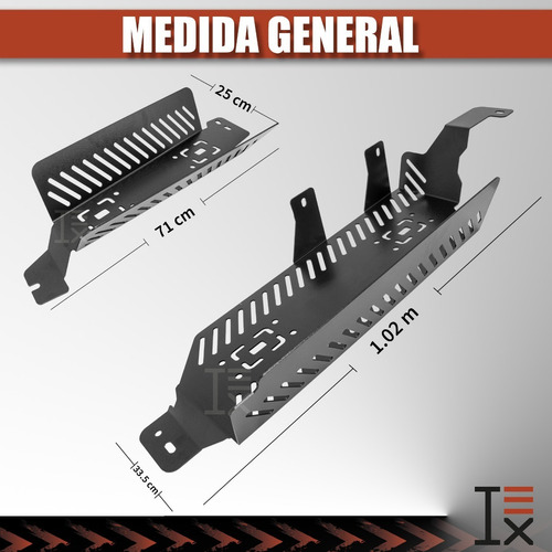 Imagen 3 de 9 de Protector Placa Anti Robo Catalizador Para Toyota Hilux 2022