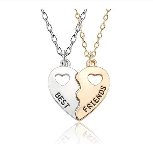 Collares Para Mejores Amigos Amor Corazón Regalo Best Friend