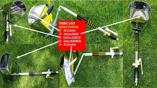 Imagen 4 de 8 de Lanzadora Mortero Model Dbl Plafon-pared,boquillas Reductore