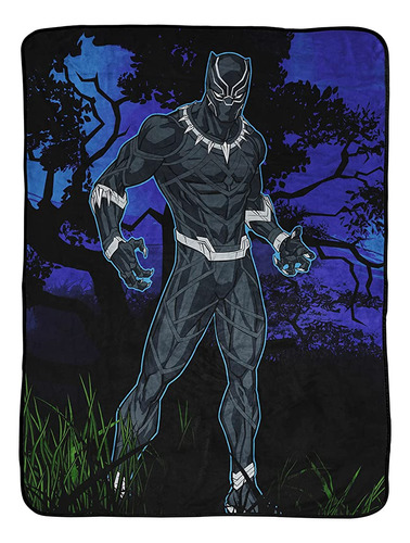 Marvel Black Panther Legend Manta - Medidas 46 X 60 Pulgadas