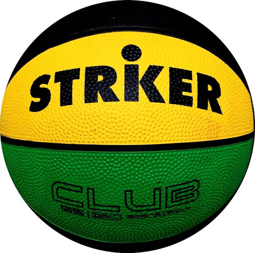 Imagen 1 de 2 de Pelota De Basket Club Striker Tricolor Nº5 Caucho Basquet