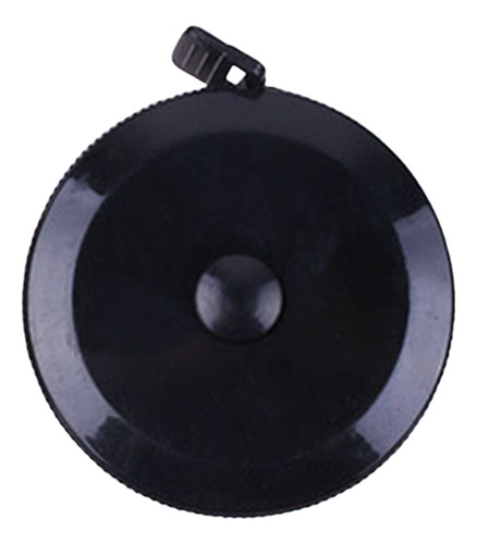Mini Cinta Métrica Suave Portátil Negra De 1,5 M/60 Pulgadas