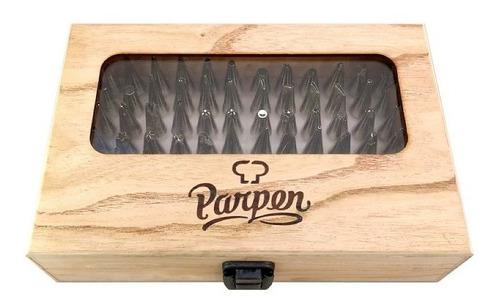 Imagen 2 de 7 de Caja Estuche Con 60 Boquillas Y Manga Parpen