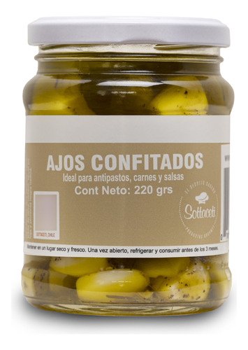 Ajos Confitados (220 Gr)