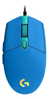 Logitech G203 Lightsync, Mouse Gamer Rgb / 8000dpi - Azul