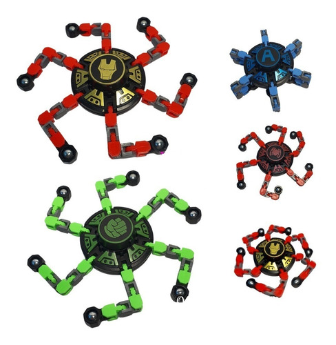 Spinner Robot Juguete Vengadores Pulpo Fidget Toys