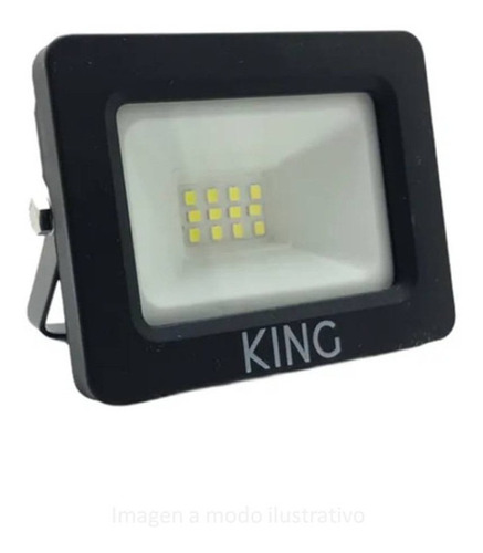 Pack 2 Reflector Led 10w 220v Luz Fria Alta Potencia King