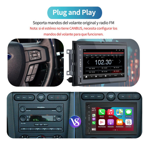 Câmera Estéreo Carplay De 2 Gb Para Gps Ford F150