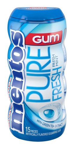 Mentos Gum Goma De Mascar Chicle Sin Azucar Pure Fresh Flavour Mentafresh