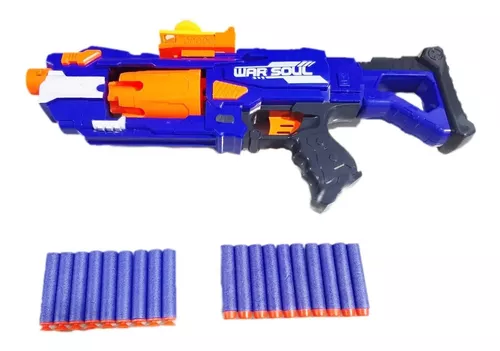 Lançador Nerf Super Shot Power Flash Com Lanterna Mira Modulus 75cm – dm  toys em Promoção na Americanas