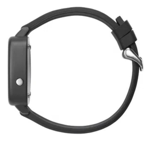 Relógio Masculino Digital Quadrado Preto E Azul Mormaii +nf