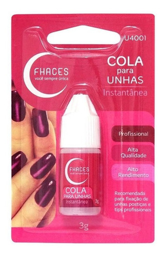 Fhaces Cola P/ Unhas Postiças 3gr (u4001)