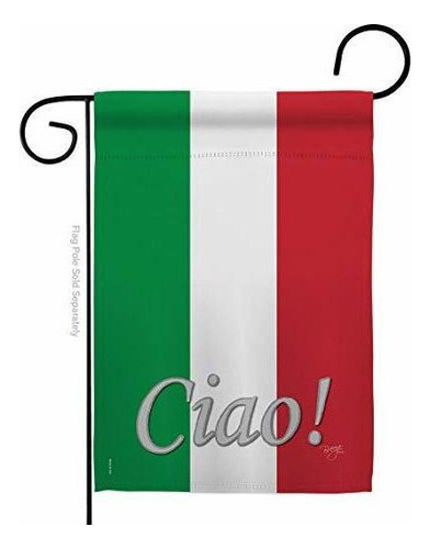 Bandera Eeuu Breeze Decor - Bandera De Jardín Italiana, Nac
