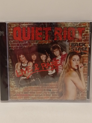 Quiet Riot Live & Rare Back Stage Cd Nuevo 