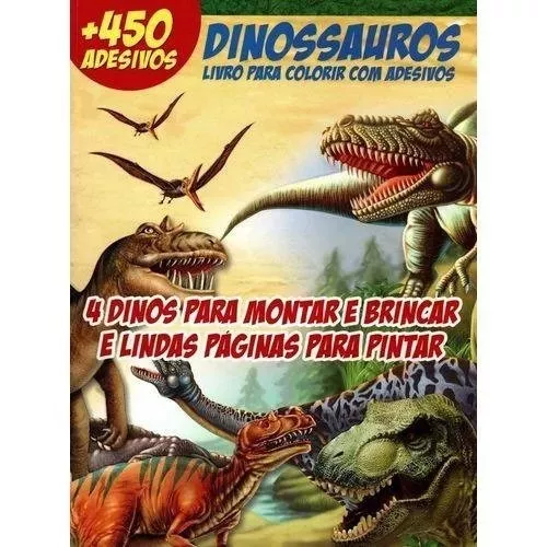 Dinossauros Livro Para Pintar : On Line Editora: : Livros