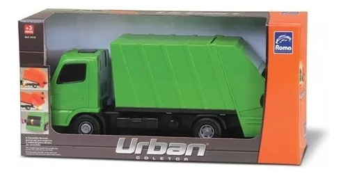 Juguetes Roma Urban Garbage Collector, color verde inclinable