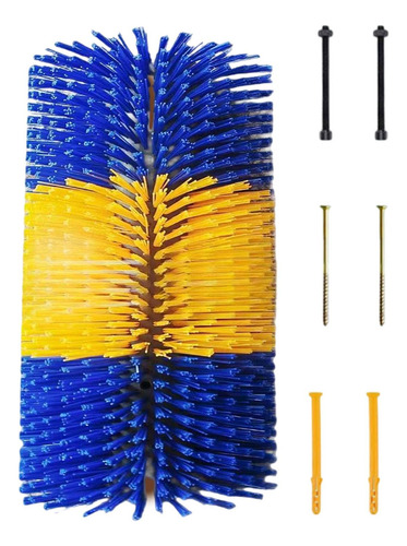 Cepillo Para Ganado Cepillo Para Vacas Azul Amarillo
