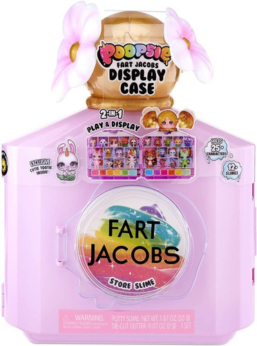 Caja De Juegos Y Exhibidor 2 En 1 Poopsie Fart Jacobs