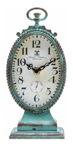 Nikky Home Reloj De Mesa Vintage  Estilo Rústico Envejecido
