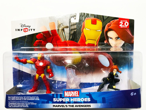 Set Iron Man & Black Widow Marvel Nuevo - Disney Infinity