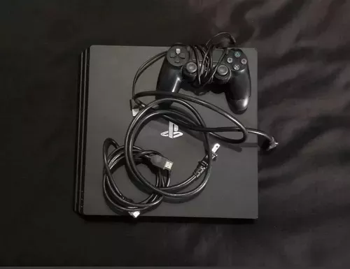 Consola Playstation PS4 FAT 1TB con mando Negro + Cables de segunda mano