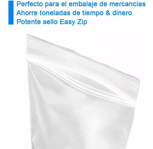 1000 x Bolsas de plástico con cierre hermético a granel 70 mm x 100 mm Clip  con cierre hermético -  México