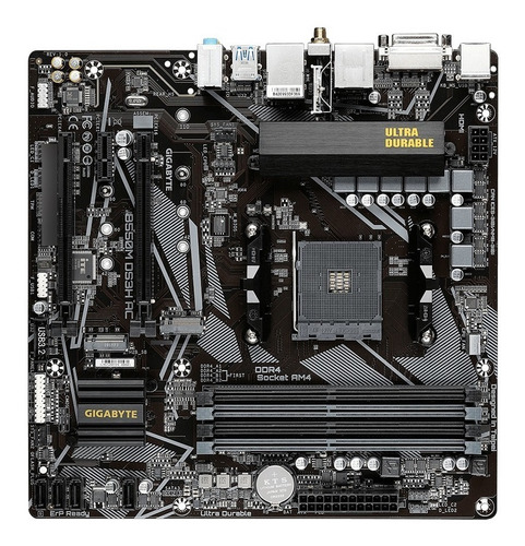 Motherboard Gigabyte B550m Ds3h Ac Amd Am4 Ddr4 Wifi