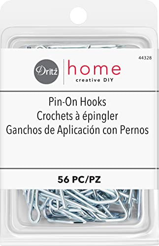 Inicio 44328 Pin-on Cortinas Ganchos (56 Piezas).