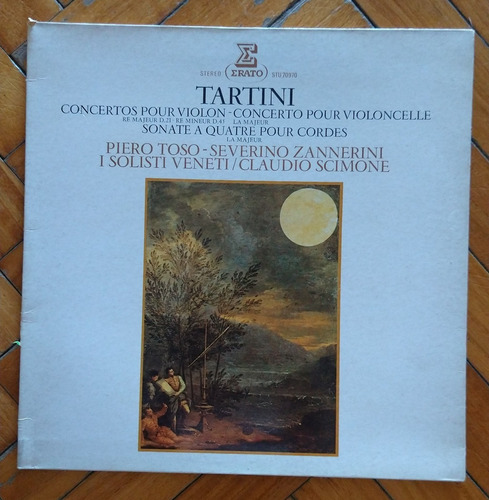Vinilo Concertos Pour Voilon Tartini Toso Zannerini Vaneti
