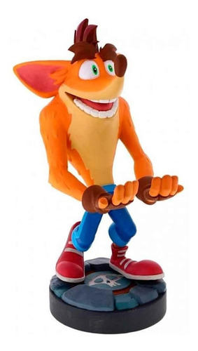 Figura Crash Bandicoot Cable Guys Soporte 20cm