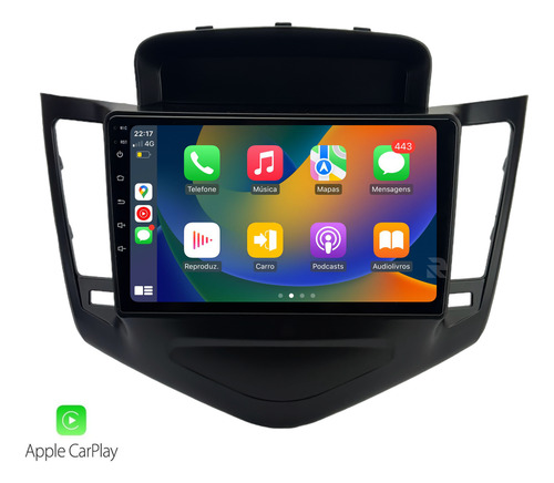 Kit Multimidia 9 Polegadas Android Gm Cruze 2011 A 2015