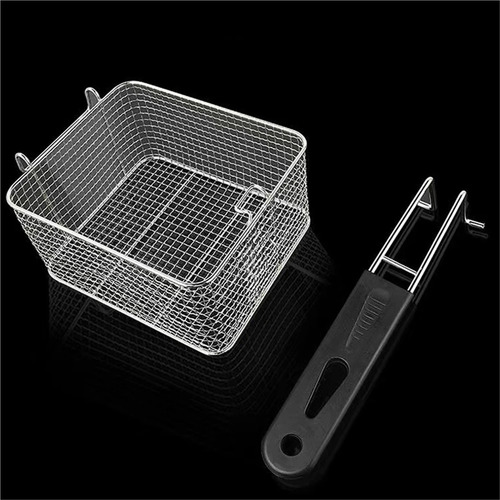 Cesta Fritadora De Acero Inoxidable 304, Agujeros 4mm