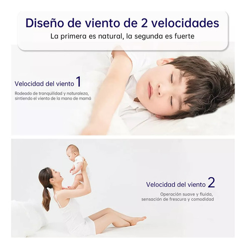 Mini Ventilador De Torre Personal Portátil De Escritorio Estructura Negro Diámetro 6 Cm Material De Las Aspas Plástico
