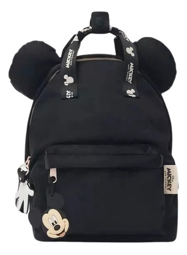 Mini Mochila Mickey Mouse Disney Escolar Backpack Viaje Zara Niños Y Adultos Orejas De Mickey Mouse 