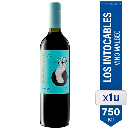 Vino Omnium Malbec Viniterra 750ml Tinto Botella Bebidas Ml