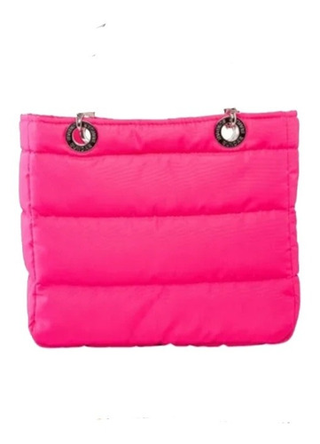 Imagen 1 de 4 de Bolsa Sundar En Liquidacion Rosa Neon Broche Iman Nuevas .az