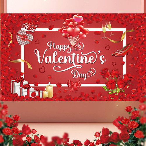 Fondo Del Día De San Valentín Banner Foto Fondo