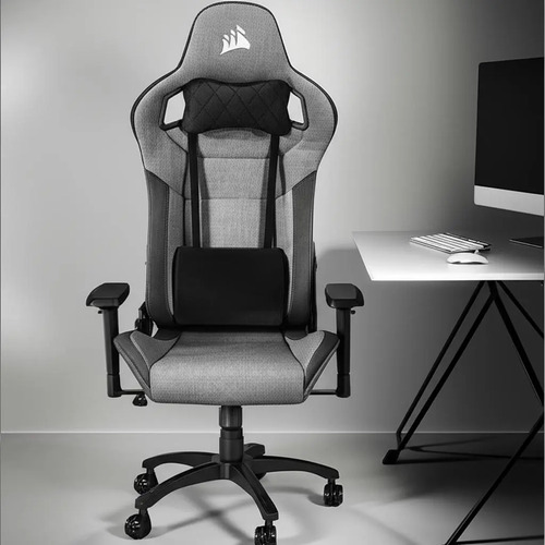 Silla Gamer Corsair T3 Rush Gris - Charcoal (2023) Color Negro