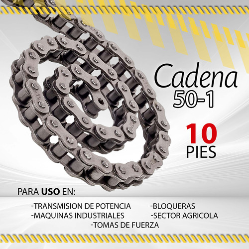 Cadena 50-1 10pies Rodipar / 03197 