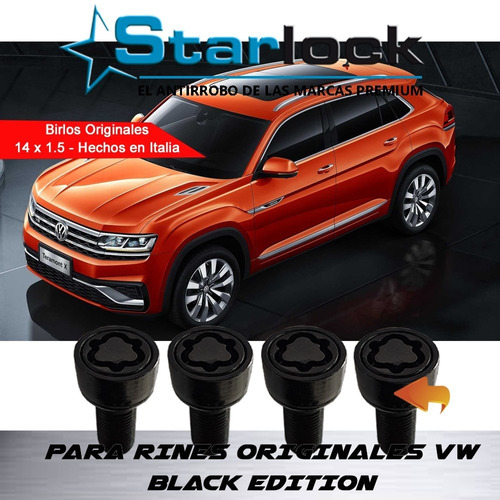 Star Lock Birlos De Seguridad 14 X 1.5 Para Todos Los Vw  Te