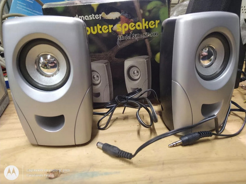 (6v) Cornetas Mini Altavoz Pc Soundmaster Sp-500 Stereo 2.0