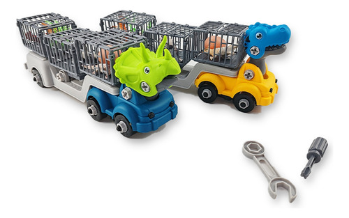 Remolque De Dinosaurio L Assembly Para Niños, Tobogán, Coche