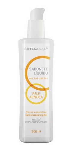 Sabonete Facial Pele Acneica Artesanal 200ml - Premium