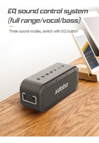 Bocina Xdobo 1983 Plus Portátil Con Bluetooth Waterproof