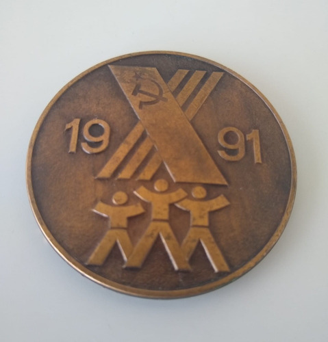 Antigua Medalla Urss Juegos Olímpicos De Invierno (Usado)