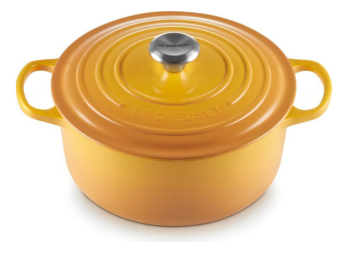 Panela Redonda Signature 26 Cm Nectar Le Creuset Cor Amarelo